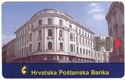 CROATIA POST BANK  ( Croatia Card ) **  Hrvatska Postanska Banka  - Arhitecture - Kroatien