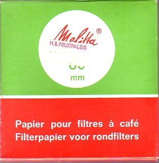 100 Papiers Pour Filtres à Café Melitta (Filterpapier Voor Rondfilters) 80 Mm - Andere & Zonder Classificatie