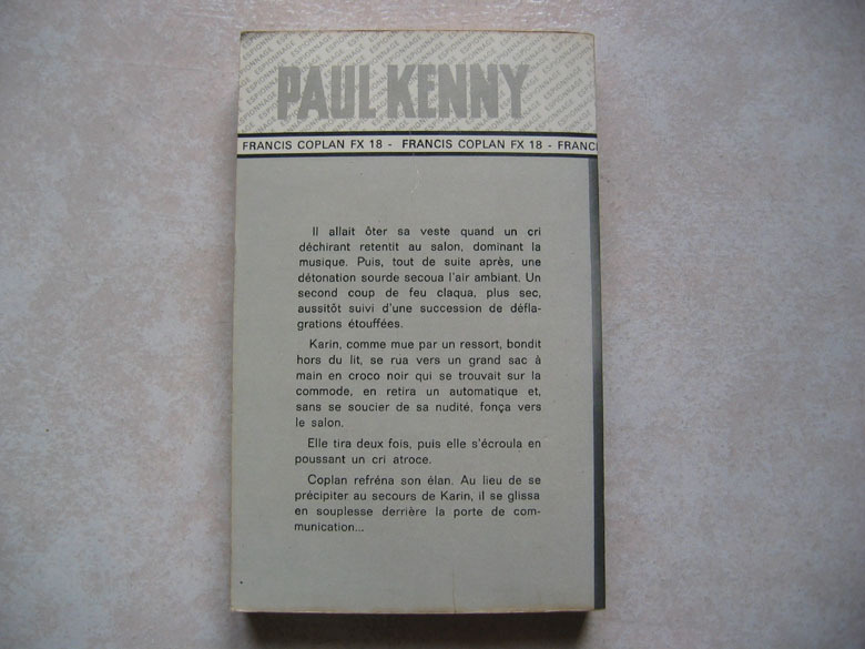 Fleuve Noir, Espionnage, Paul Kenny : "Coplan Fait Des Ravages" Fleuve Noir N° 875. Edition : 1971 - Fleuve Noir