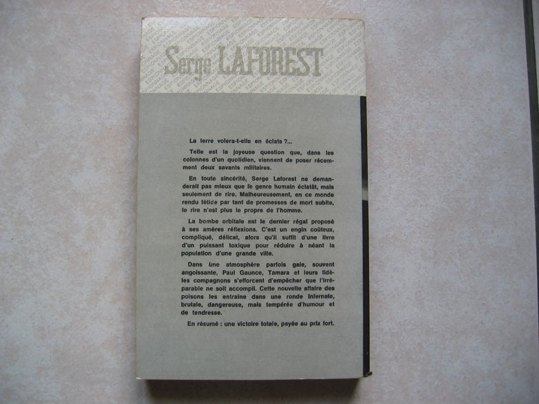 Fleuve Noir, Espionnage, Serge Laforest : "Gaunce Pimente La Sauce" N° 675. Edition : 1968 - Fleuve Noir