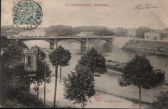 CPA De SAINT OUEN - La Seine. - Saint Ouen