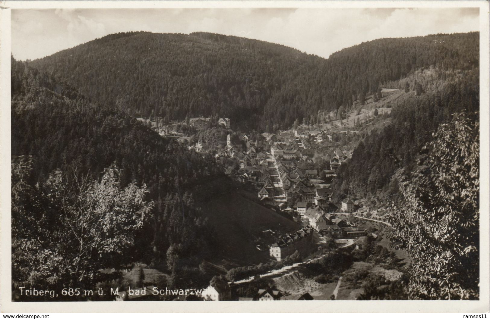 Triberg, Schwarzwald, Totale Ca. 1940 - Villingen - Schwenningen