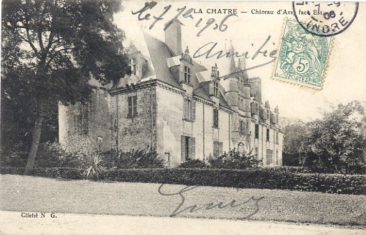 36 - INDRE - LA CHATRE - CHATEAU D'ARS - TRES BEAU PLAN - La Chatre