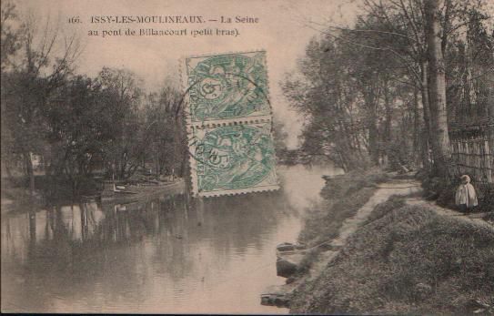 CPA De ISSY LES MOULINEAUX - La Seine Au Pont De Billancourt (petit Bras). - Issy Les Moulineaux