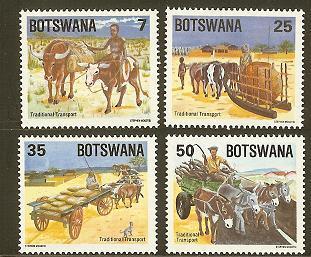 BOTSWANA 1984 MNH Stamp(s) Traditional Transport 341-344 # 5063 - Sonstige (Luft)