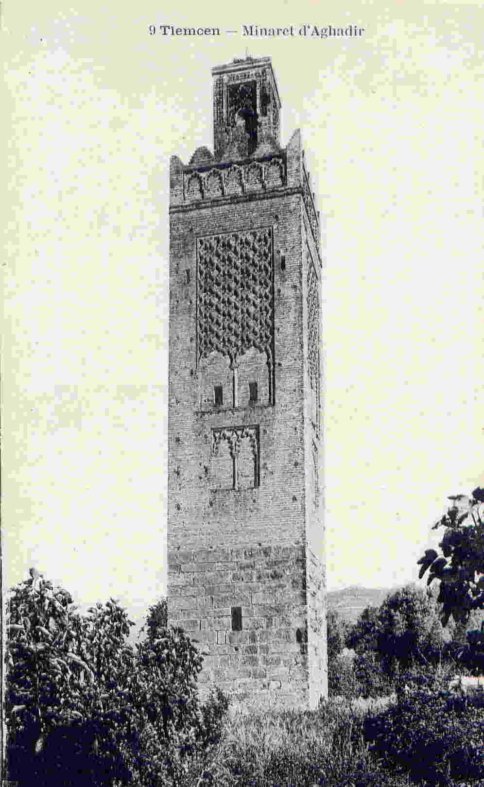 9 - TLEMCEN - Minaret D´Aghadir - Tlemcen