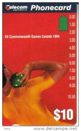 AUSTRALIA $10 COMMONWEALTH GAMES CANADA 1994 SHOT PUT SPORT AUS-133 MINT SPECIAL PRICE READ DESCRIPTION !! - Australië