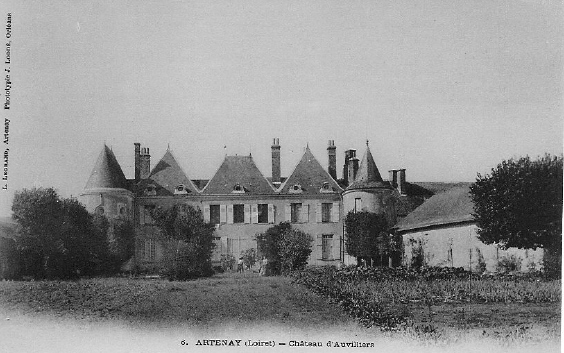 45 - ARTENAY - Château D´Auvilliers - Artenay