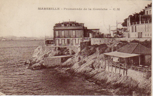 CPA De MARSEILLE (13) Bouches Du Rhône  Promenade De La Corniche. - Endoume, Roucas, Corniche, Plages
