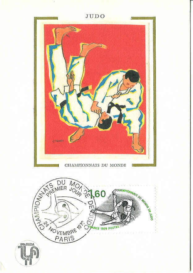 JUDO PREMIER JOUR CHAMPIONNAT DU MONDE DE JUDO PARIS 1970 - Judo