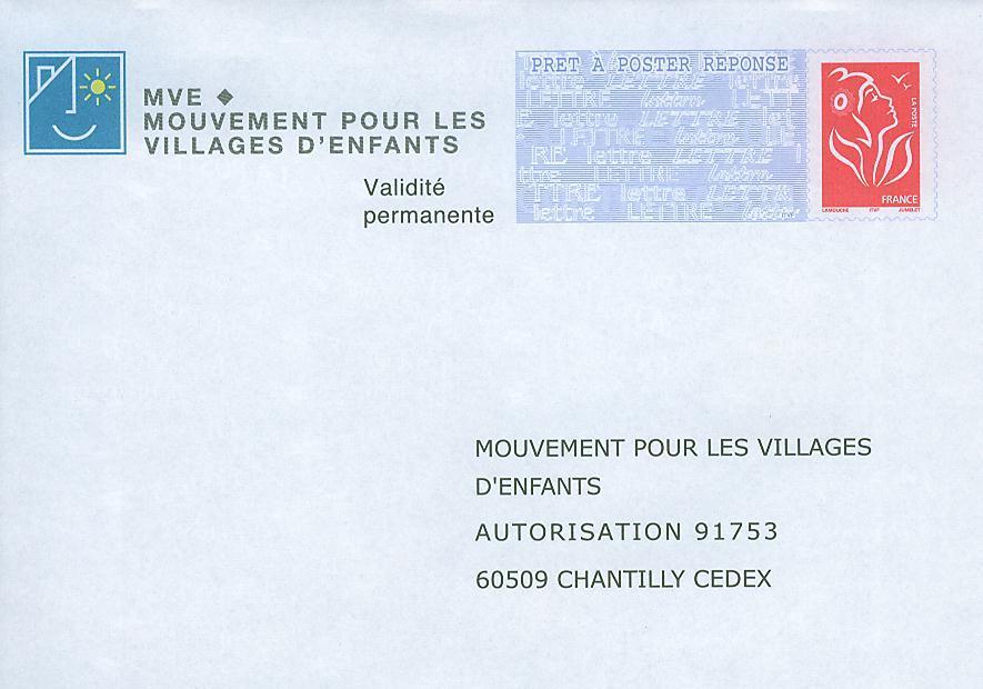 B1205 PAP Reponse Mouvement Pour Les Villages D Enfants Marianne De Lamouche Lot 0511119 - Prêts-à-poster:Answer/Lamouche