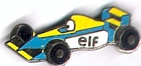 F1 Elf Bleue Blanche Et Jaune - F1