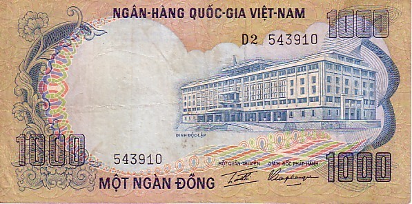 VIET NAM SUD   1 000 Dong  Non Daté (1972)   Pick 34     ***** QUALITE  XF ***** - Vietnam