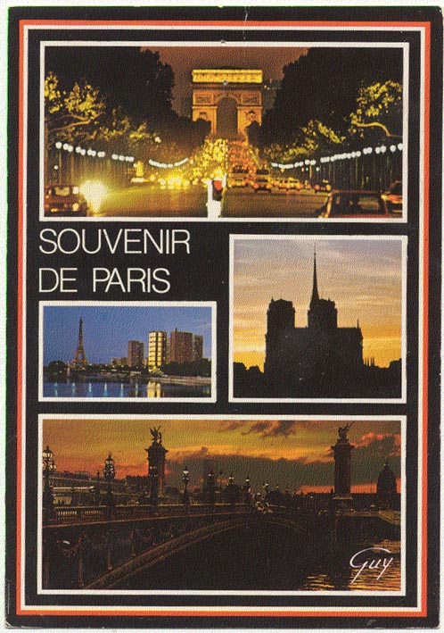 75 - PARIS - Les Champs Elysées Et L'Arc De Triomphe - Tour Eiffel - Cathédrale Notre Dame - Pont Alexandre III - Champs-Elysées