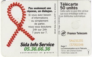 Sida Info Service - 50 Unités - 06.95 - Non Classés