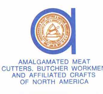 Amalgamated Meat Cutters And Butcher Workmen. Aigle. EMA De 1974. U.S. POSTAGE De UTICA "Pitney Bowes - Brieven En Documenten