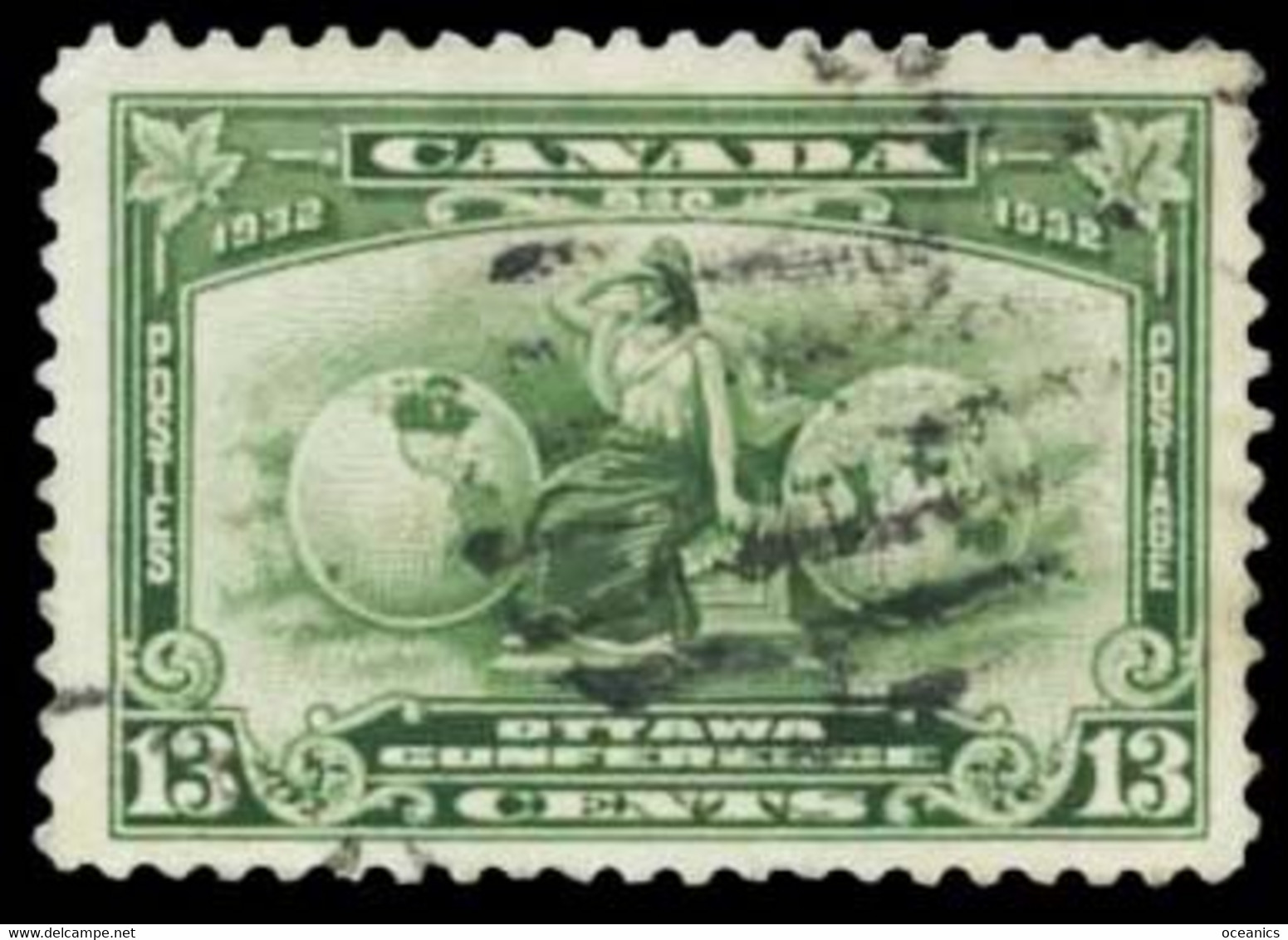 Canada (Scott No. 194 - Britania) (o) - Used Stamps