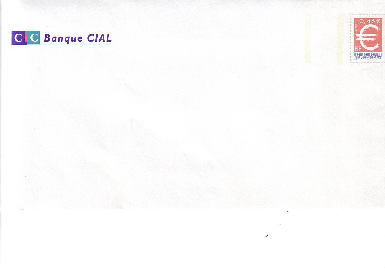 PAP TSC CIC BANQUE CIAL (violet, Rouge, Vert) Timbre "EURO" - PAP : Su Commissione Privata TSC E Sovrastampe Semi-ufficiali