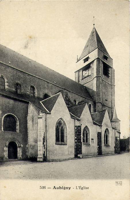 526 - Aubigny - L'Eglise - Aubigny Sur Nere