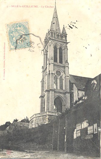 72 - SARTHE - SILLE Le GUILLAUME - L'EGLISE - LE CLOCHER - Sille Le Guillaume