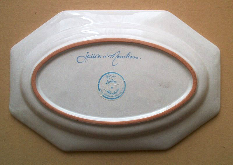 Moustiers - Plat - Schaal - Plate - AS 1209 - Moustiers (FRA)