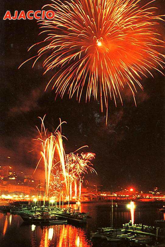 Corse Ajaccio Port De Peche Et Feu D'artifice - Ajaccio