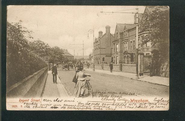 Wrexham - Regent Street (animée, 1904) - Denbighshire