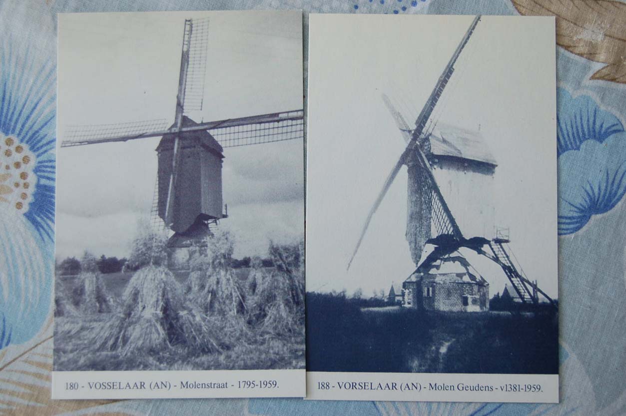 Vossellar  Moulin  Carte Publiée Par Hobbyclub Vers 1979 (2 Cartes) - Vosselaar