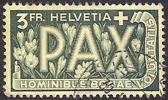 SWITZERLAND 1945 Used Stamp(s) Pax Europa 3 Franc 457 #3690 - Used Stamps