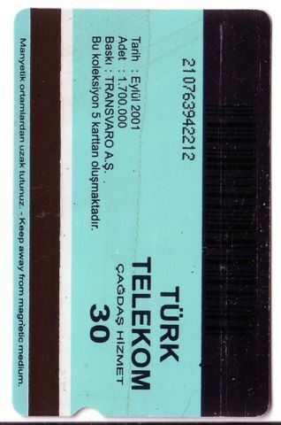 OLD TELEPHONE (Turkey Old Magnetic Card) * Phone - Telephones - Phones - Telefono - Teléfonos