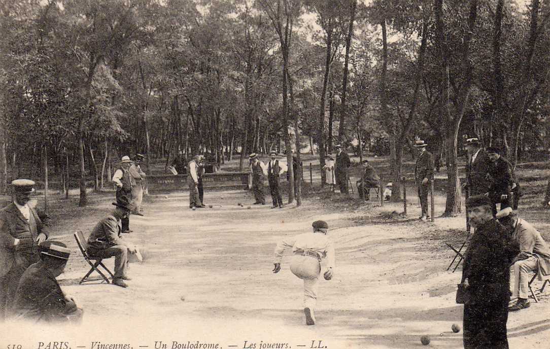 75 PARIS XII Bois De Vincennes, Boulodrome, Pétanque, Jeu De Boules, Animée, Beau Plan, Sports, Ed LL 519, Dos 1900 - Arrondissement: 12