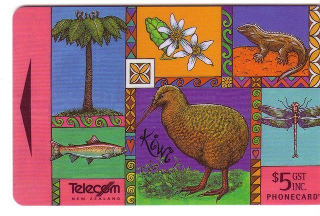 New Zealand - Fauna – Faune - Birds - Oiseau - Vogel - Oiseaux - Bird - Voegel- Uccello – Pajaro - KIWI , Lizzard , Fish - Nueva Zelanda