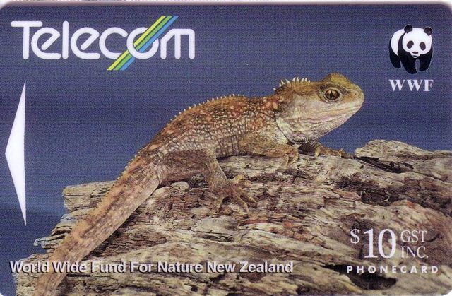 New Zealand - Reptiles – Lizard – Eidechse – Lagarto – Lagertija – Lezard – Lizards - TUATARA Living Fossil  ( WWF  ) - Neuseeland