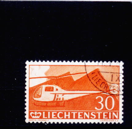 Lichtenstein Yv.no.PA 34 Oblitere(d) - Posta Aerea