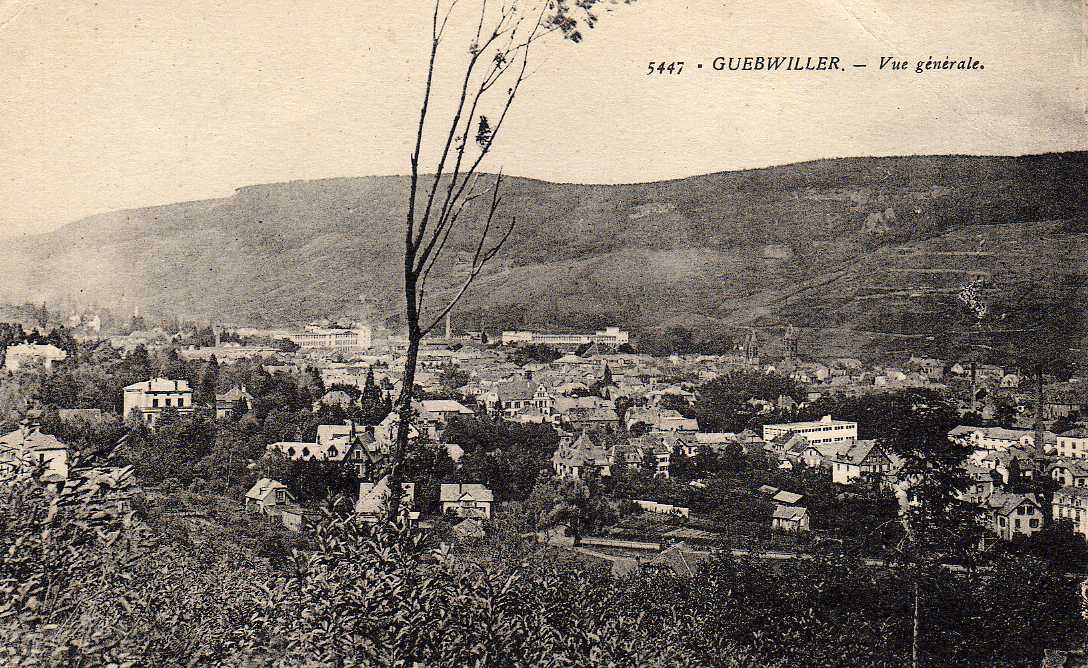 68 GUEBWILLER Vue Générale, Ed La Cigogne 5447, 1945 - Guebwiller