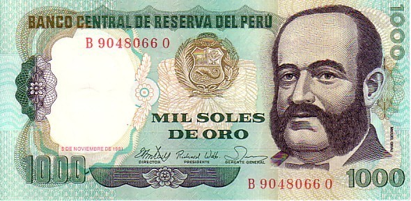 PEROU   1 000 Soles De Oro   Daté Du 05-11-1981   Pick 122a     ***** BILLET  NEUF ***** - Peru