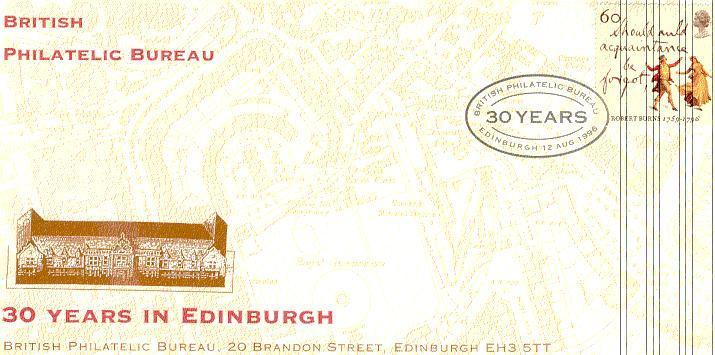 Groot Brittannië 1988, 30 Jaar Philatelic Bureau In Edinburgh - Andere & Zonder Classificatie