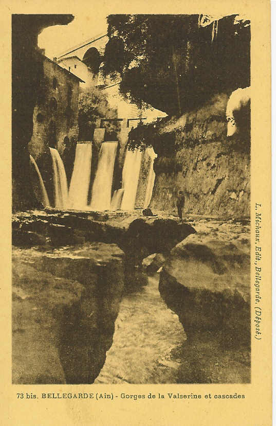 01 BELLEGARDE  GORGES DE LA VALSERINE  ET CASCADES    N° A304 - Bellegarde-sur-Valserine