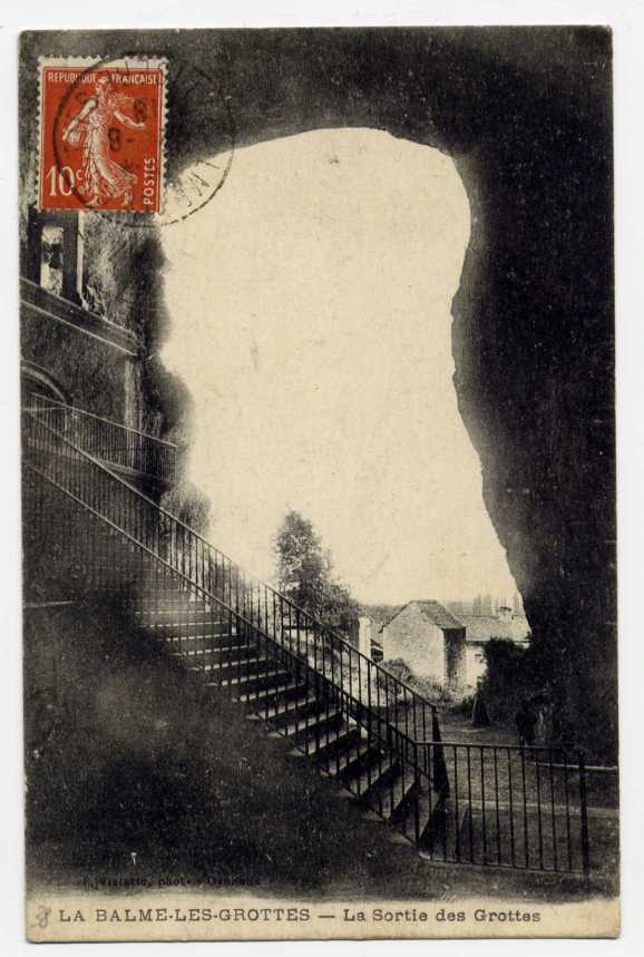 Réf 70  - LA BALME LES GROTTE  - La Sortie Des Grottes (1918) - La Balme-les-Grottes