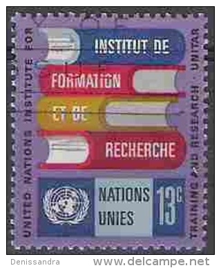 Nations Unies (New York) 1969 Yvert 187 O Cote (2015) 0.50 Euro UNITAR - Gebraucht