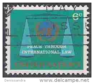 Nations Unies (New York) 1969 Yvert 191 O Cote (2015) 0.15 Euro 20 Ans Commission De Droit International De L'ONU - Oblitérés