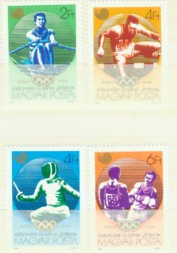 U 1988-3959-62 OLYIMPIC GAMES SEUL, HUNGARY, 4v, MNH - Sommer 1988: Seoul