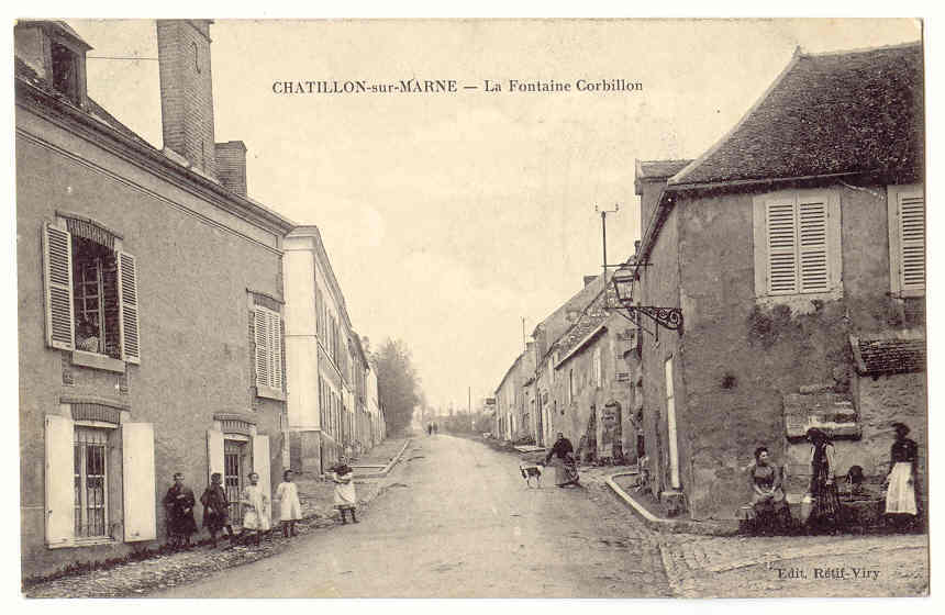 F1595 - CHATILLON-sur-MARNE - La Fontaine Corbillon - Châtillon-sur-Marne