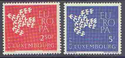 CEPT / Europa 1961 Luxembourg N° 601 Et 602 ** - 1961