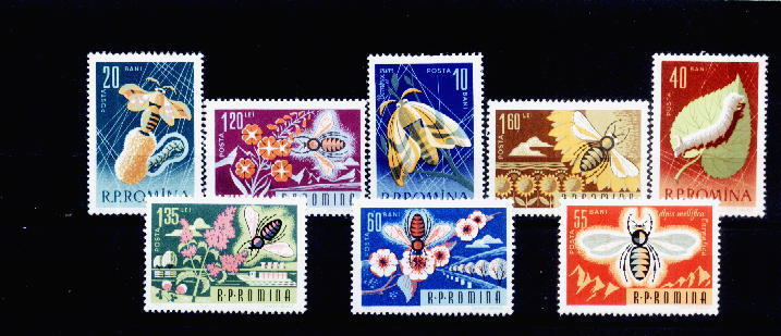 C2061 - Roumanie 1963 - Yv.no.1944/51 Neufs** - Abejas