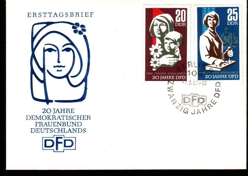 Fdc Organisations >  Divers Allemagne 1967 Fédération Démocratique Femmes Féminin Mère Et Enfant Ouvrière - Other & Unclassified