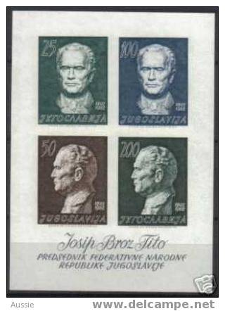 Joegoslavie Yougoslavie Yvertnr Bloc 8 *** MNH Cote 45 Euro - Blocs-feuillets