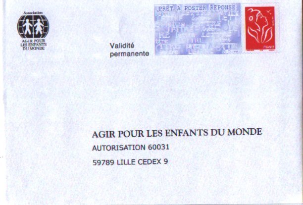 PAP Réponse Agir Pour Les Enfants Du Monde - Neuf - 0509227 - PAP: Antwort/Lamouche