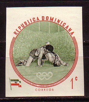 WRESTLING - Domainicane - Ol.Som.G´s Montreal - 1956 - 1v - MNH Imp. - Ringen