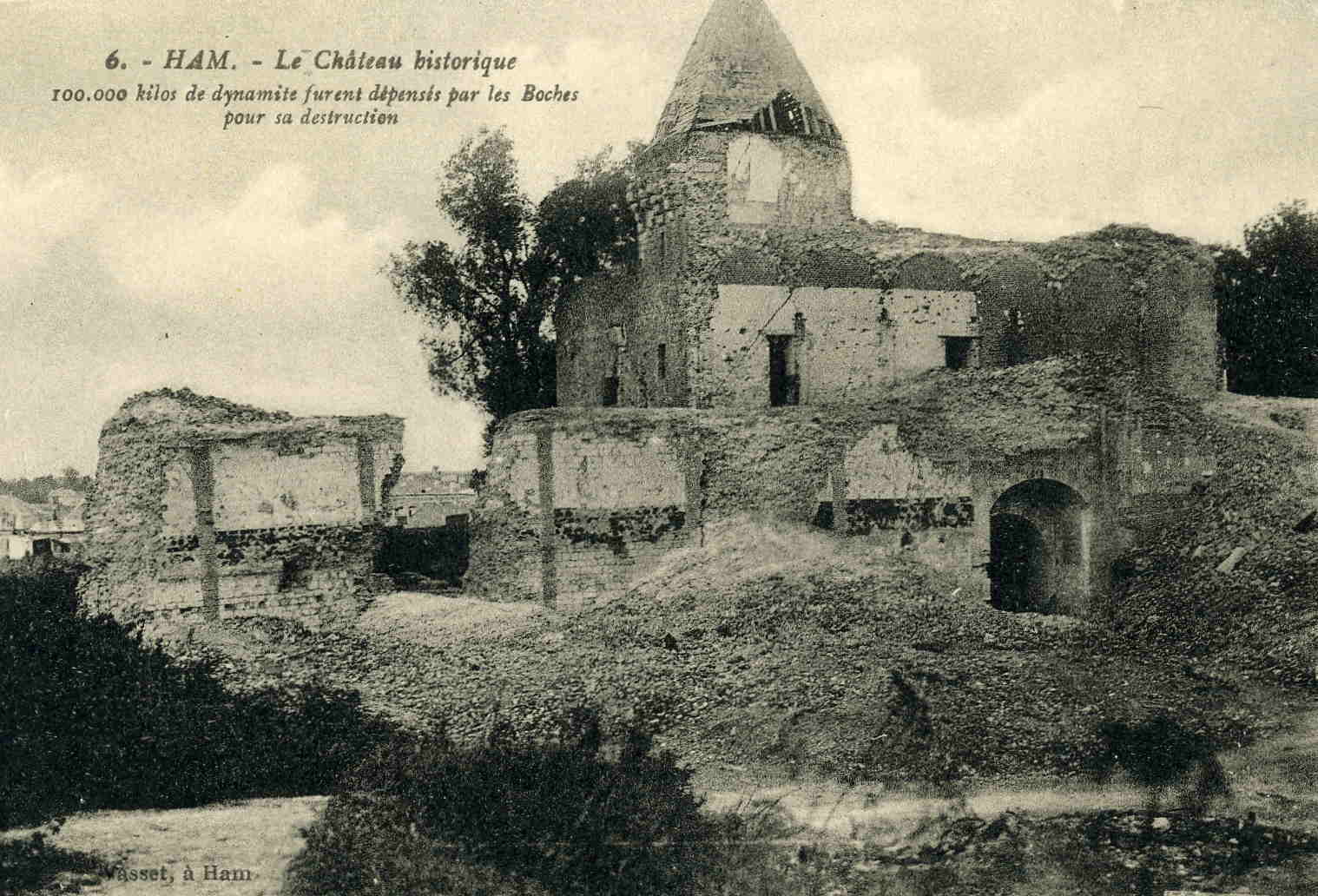 CPA Ham Le Chateau Historique - Ham